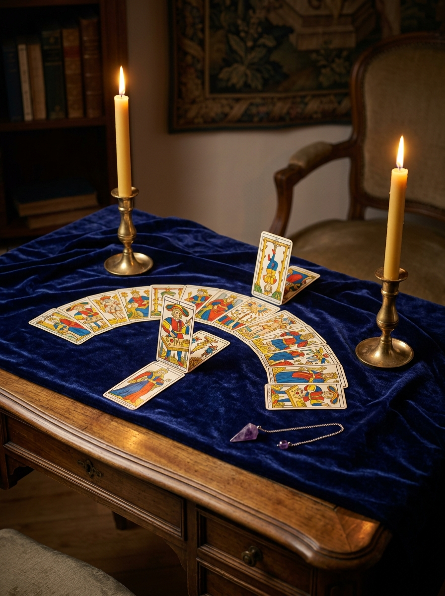 Cabinet de voyance à Nantes, tirage de tarot